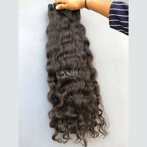 Indian Weave Weft Human Hair Extensions 30inch 100gm per Bundle Raw Hair