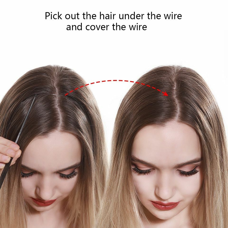 Hair Wire Natural Halos Extensions Human Invisible Real Secret Thick Piece One