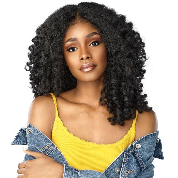 SENSATIONNEL EMPRESS CURLS KINKS&CO SYNTHETIC LACE FRONT WIG – MONEY MAKER
