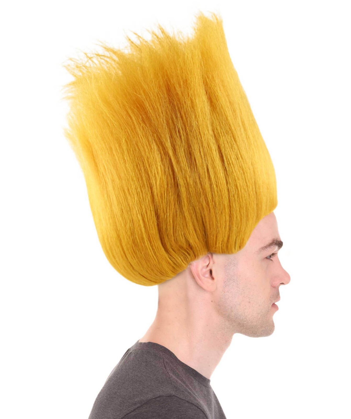 Troll Wig, Movie Cartoon Wig, Premium Breathable Capless Cap, HM-259