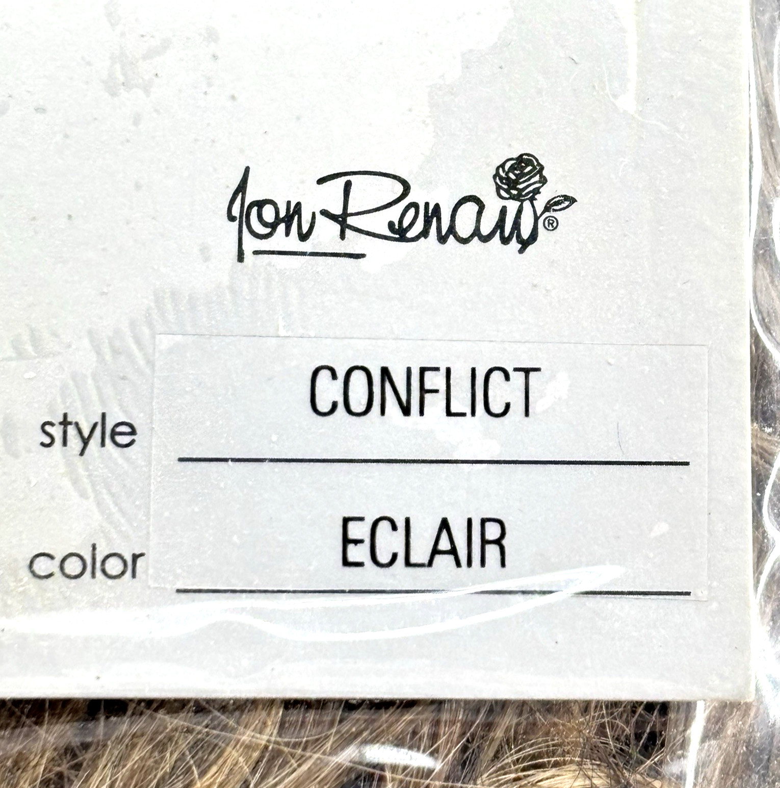 EASI HAIR Jon Renau Vintage Hairpiece (Style: Conflict /Color: Eclair) NIP NEW