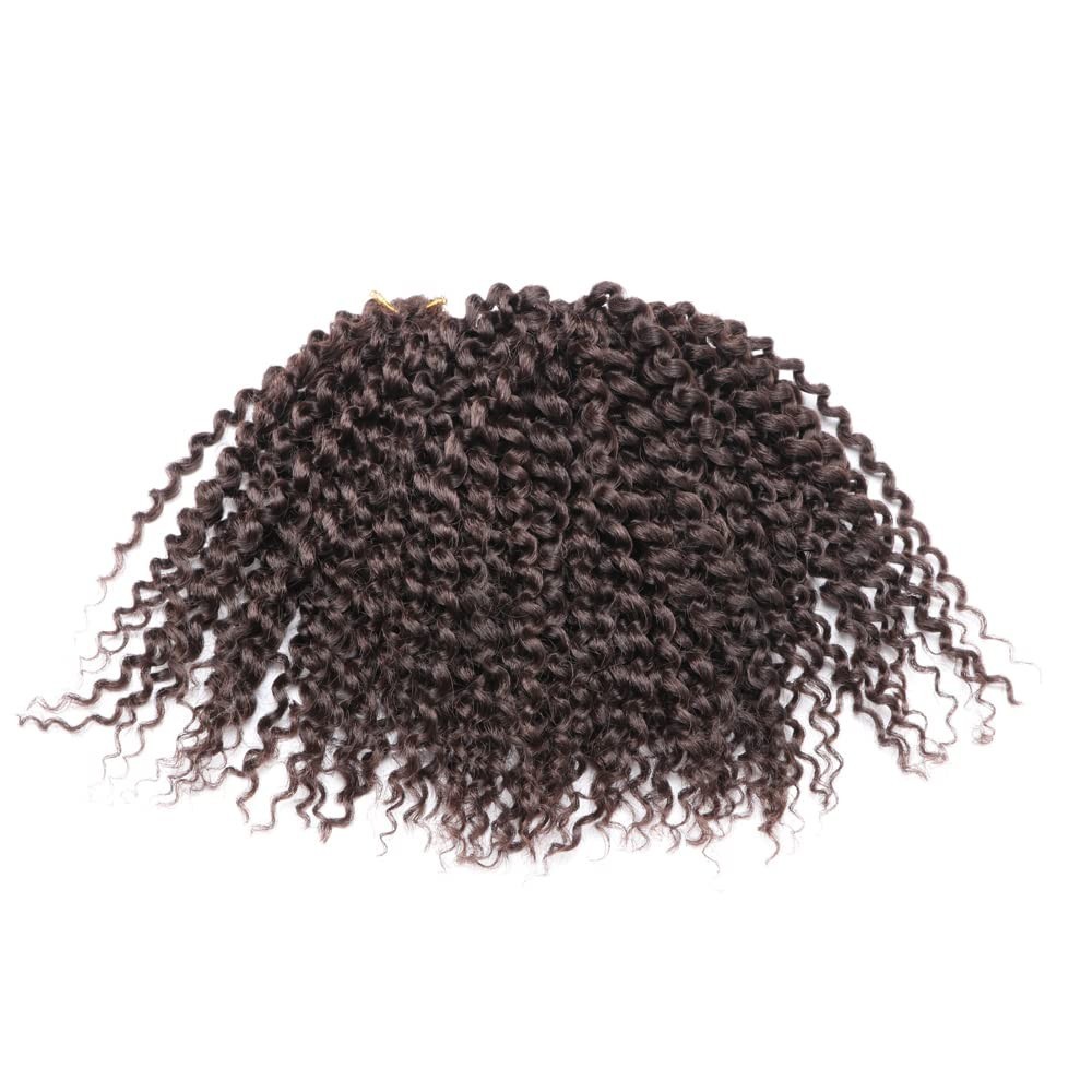 Soft Bouncy Synthetic Crochet Braids Dark Black