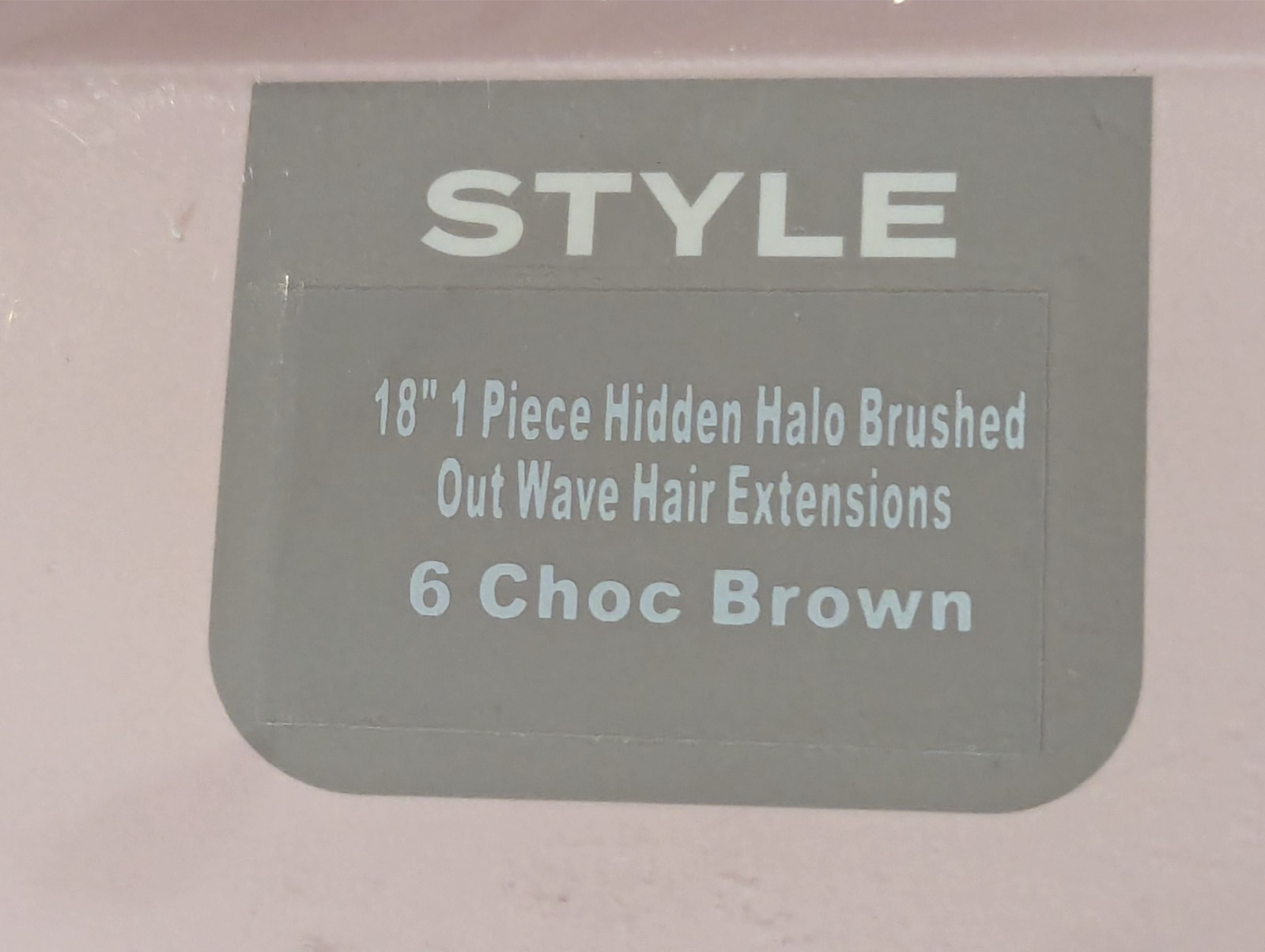 Lullabellz 18″ Hidden Halo Brushed Out Wave Premium Hair Extensions 6 Choc Brown