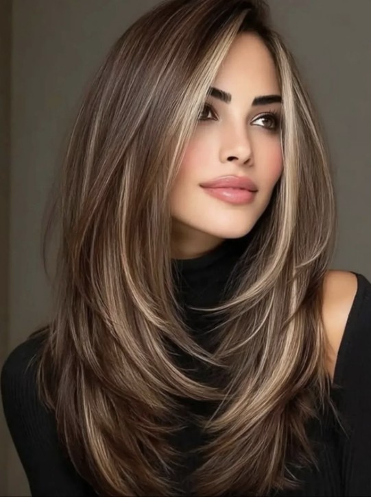 Highlight Brown Blonde 13×4 Lace Front Wig 100% Human Hair Wig