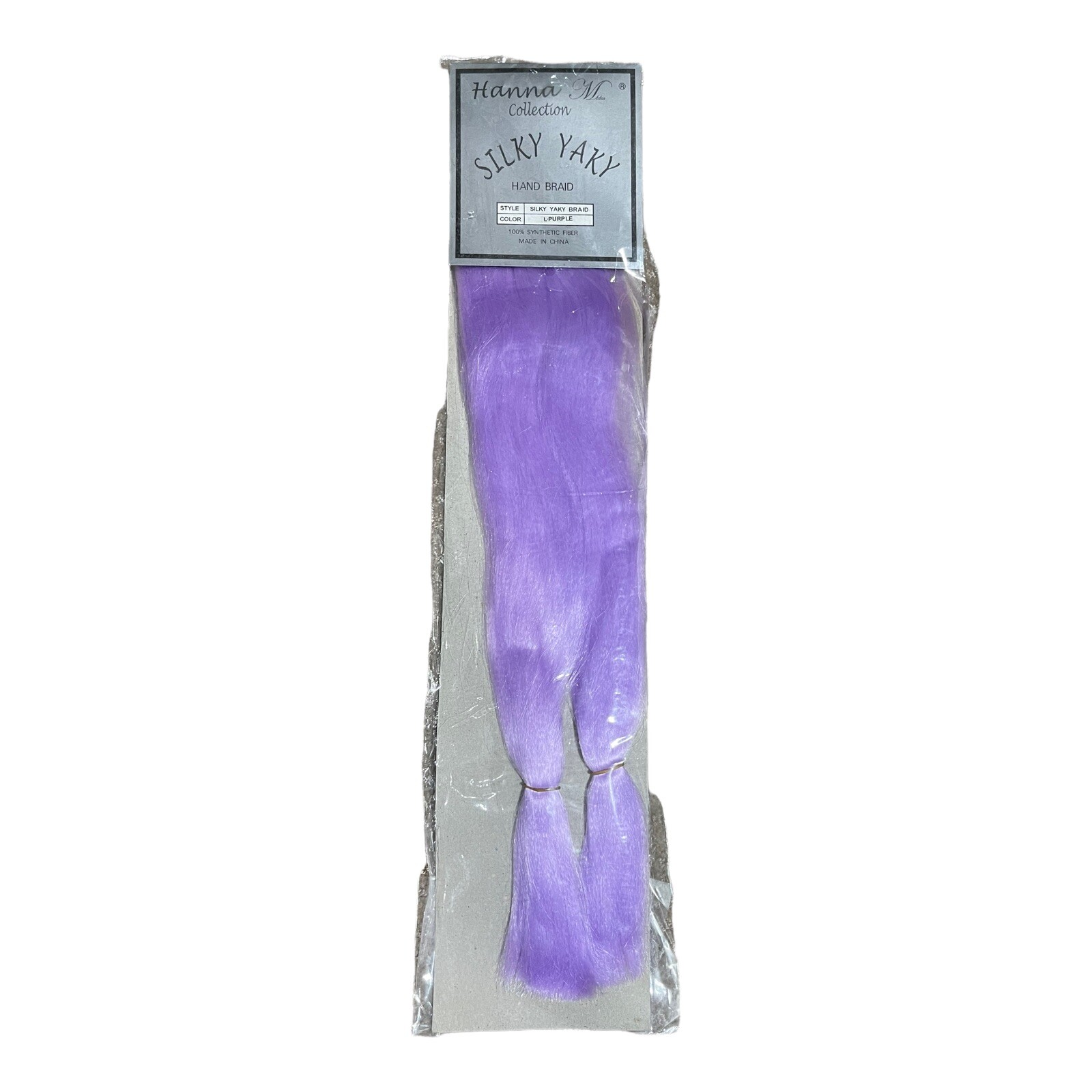 SILKY Yaky Braid 100% Synthetic Fiber In Light Purple Lavender