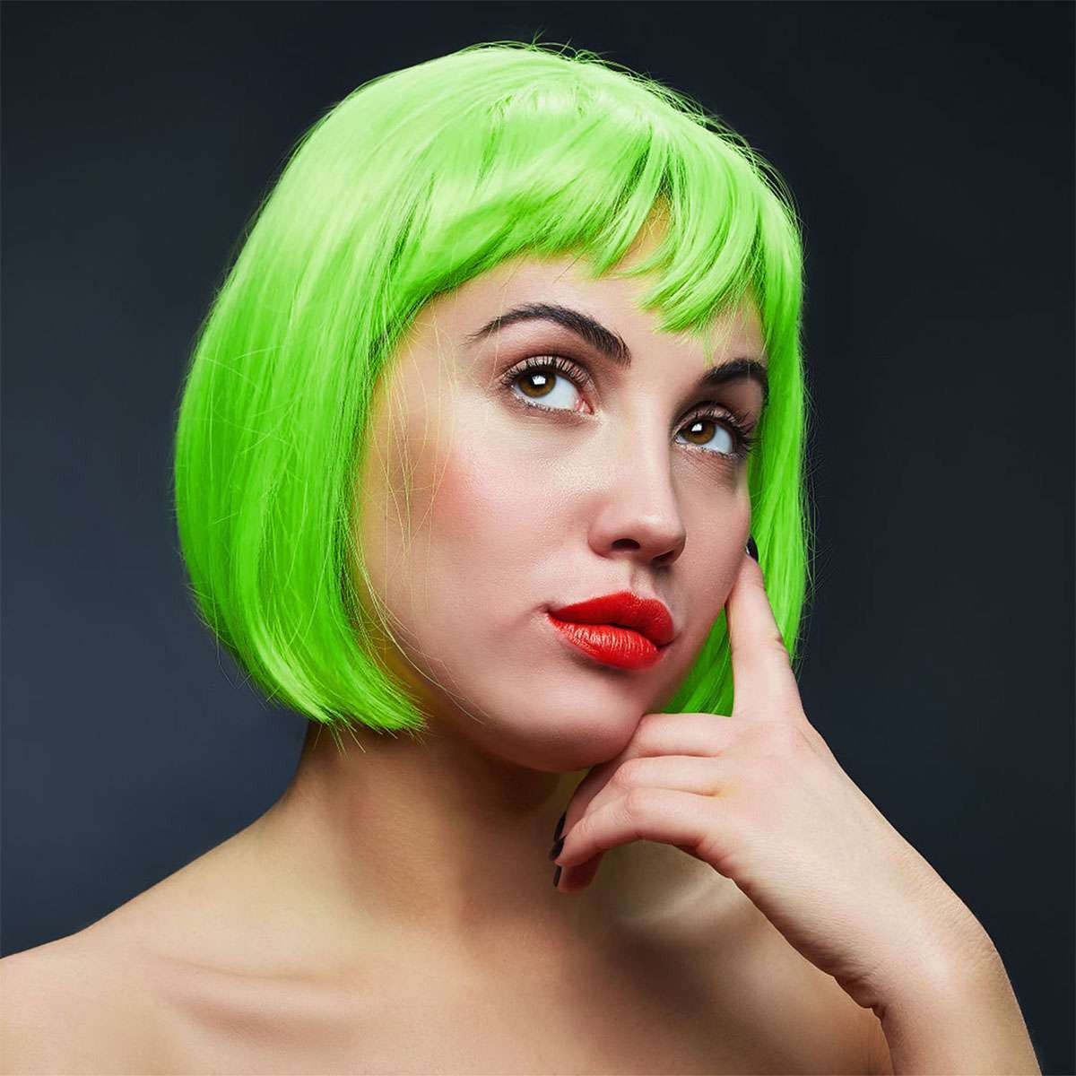 Sexy Short Full Wig Multiple Colors Cosplay Costume Anime Halloween Party Hair