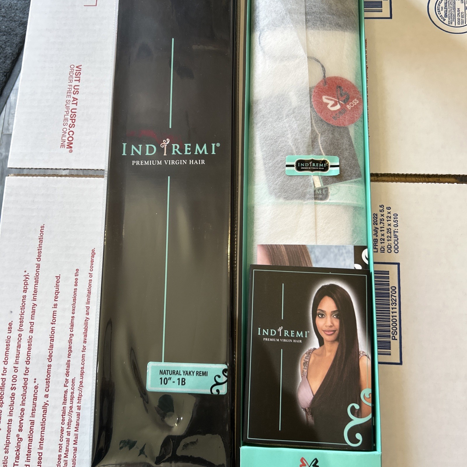 indi remi hair bobbi boss hair extensions Natural Yaki 10” Inches Color #1B