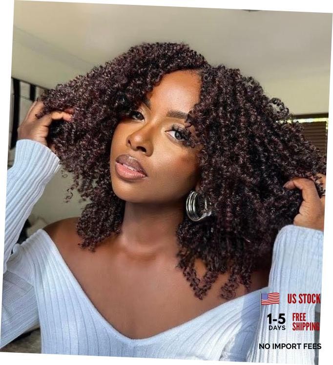 8 Packs Brown Yanky Twist Crochet Hair Pre-looped Crochet 10 Inch (Pack of 8) 4