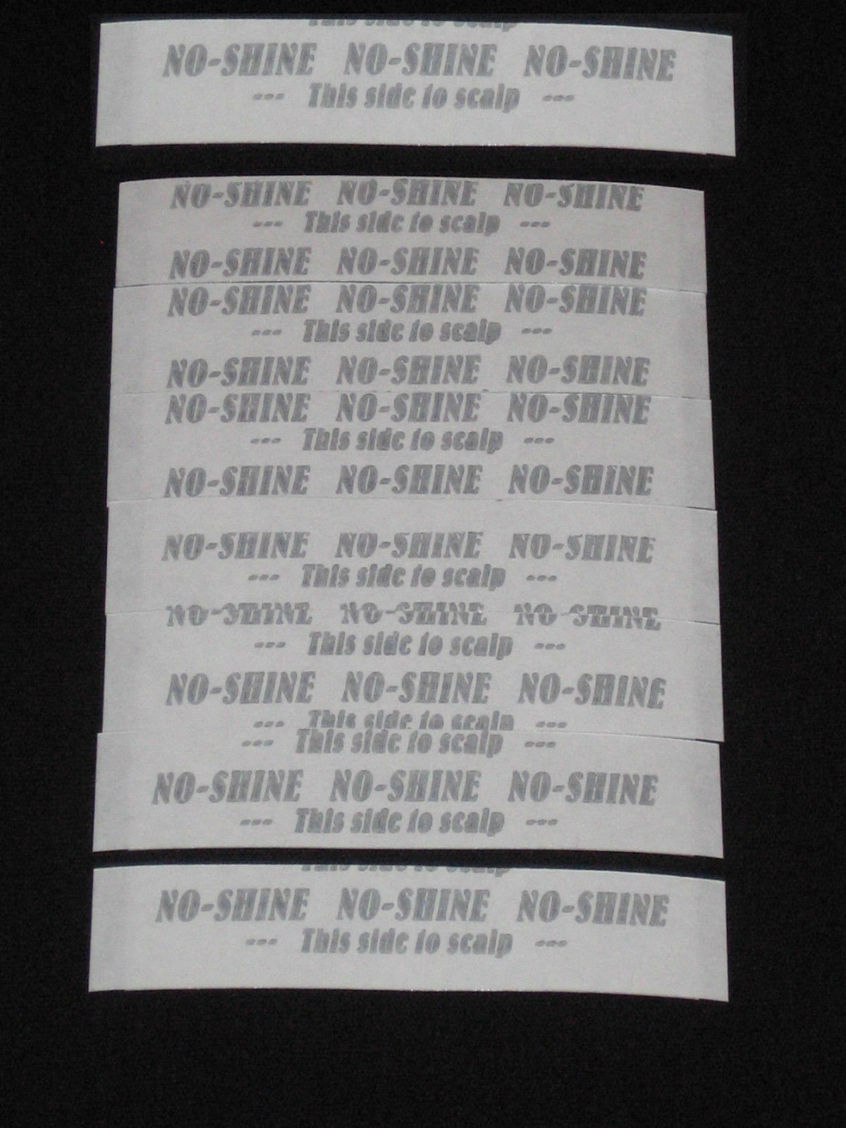 WALKER No Shine Tape 3/4″ X 3″ Straight ( 216 Strips )~Wigs & Hairpiece.