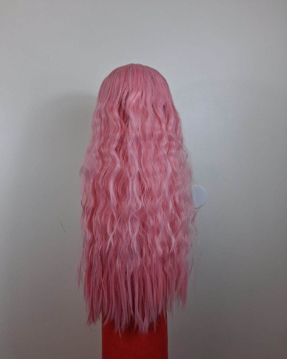 Long wavy synthetic wig with bangs, High tenperature fiver heat resistant hair