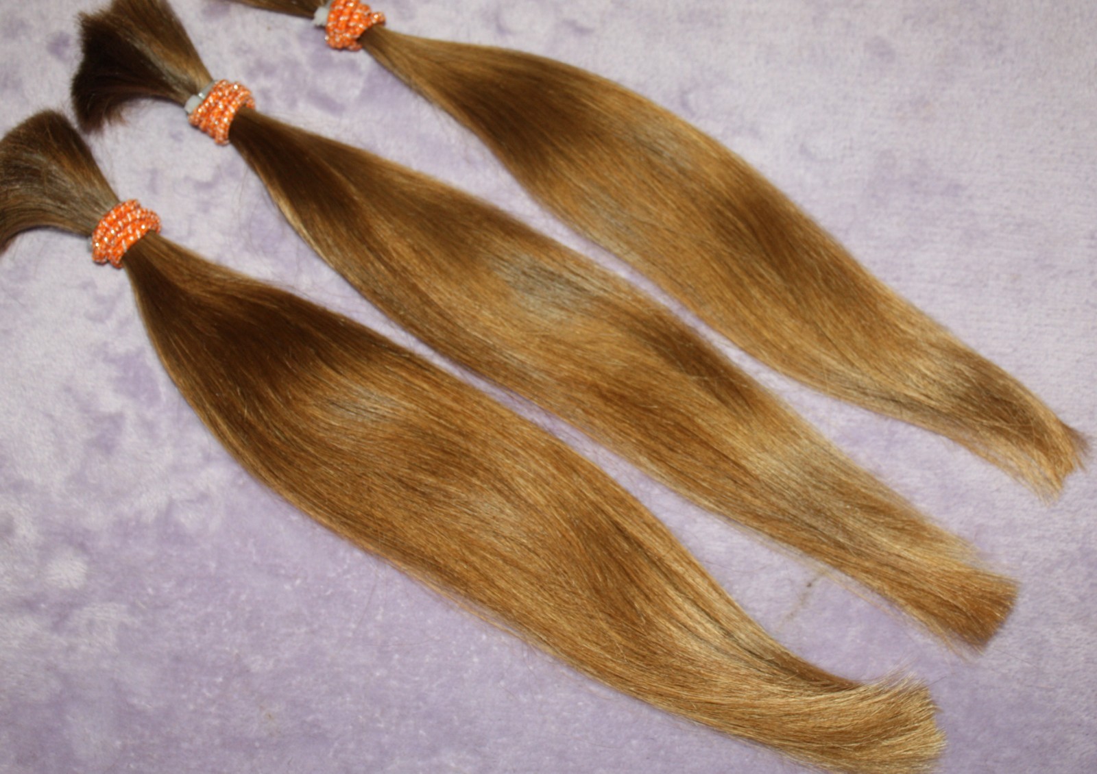 HAIR REBORN WIG 13 IN 2.6oz FINE & SILKY DARK GOLDEN BLONDE PONYTAILS F93