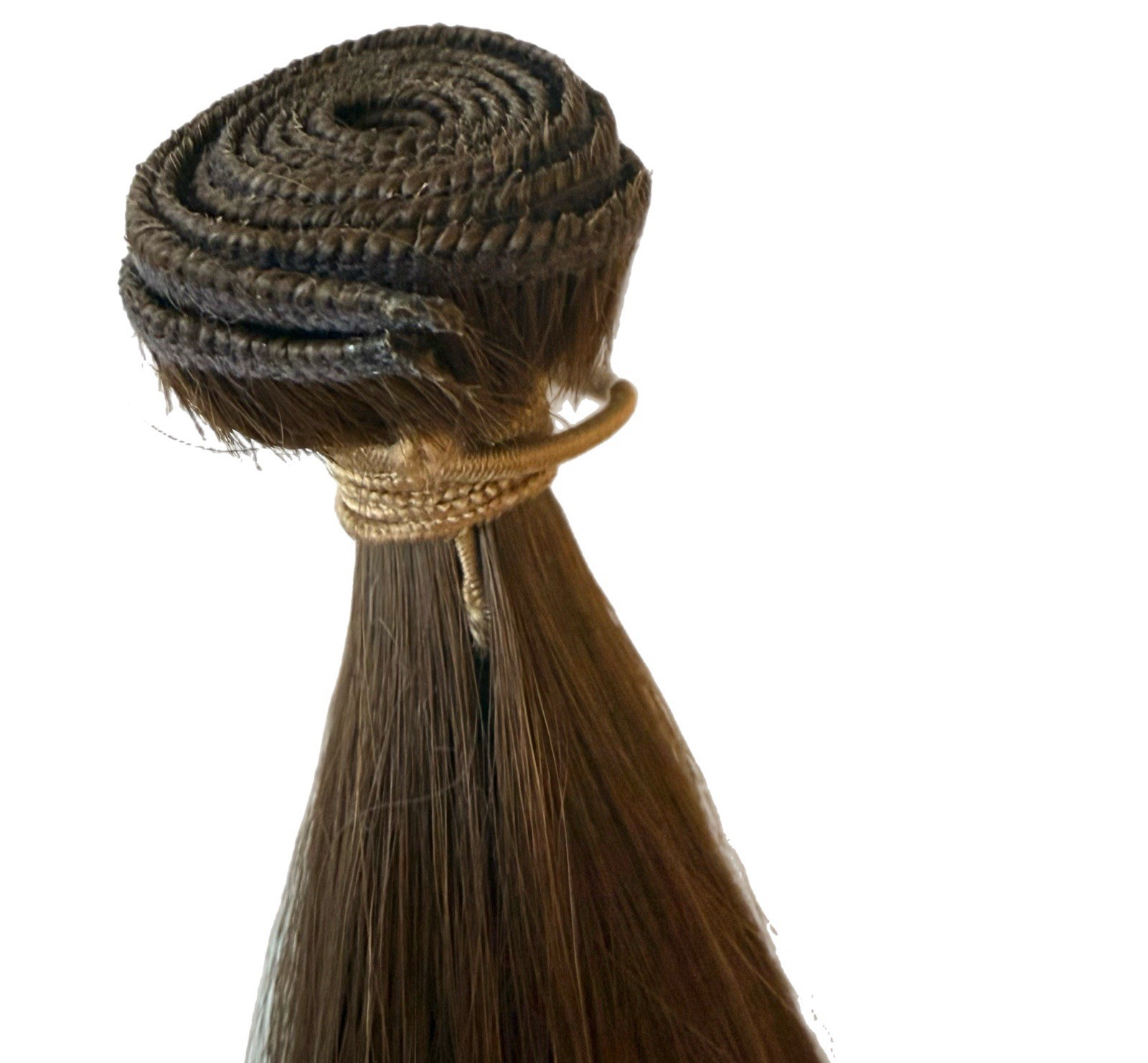 Hot Heads Human Remy Machine Weft Extensions 4/23/CM Caramel Balayage 18 Inches
