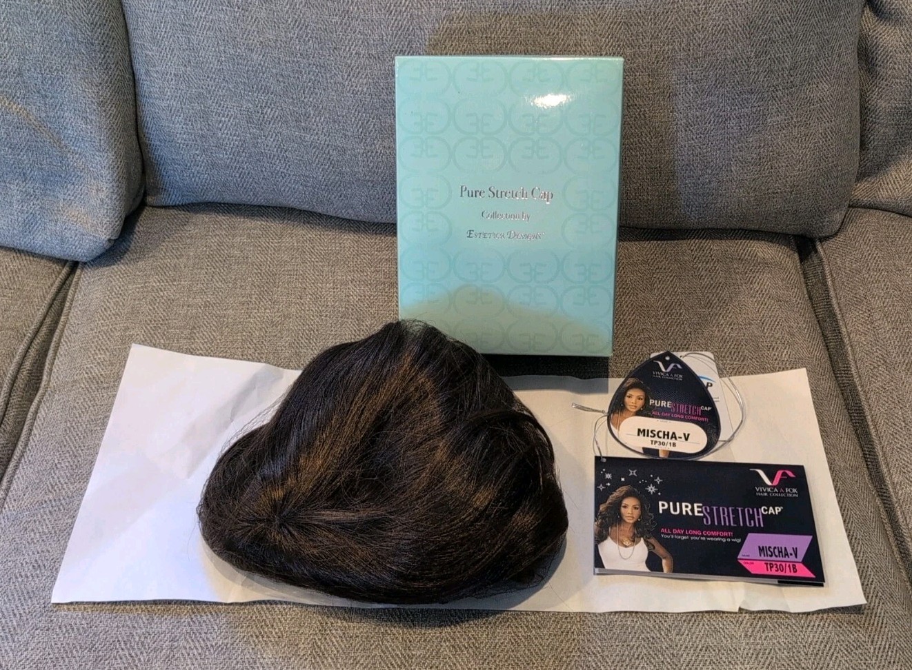 Estetica Designs Pure Stretch Cap Wig Women’s TP30/1B MISCHA-V In Box