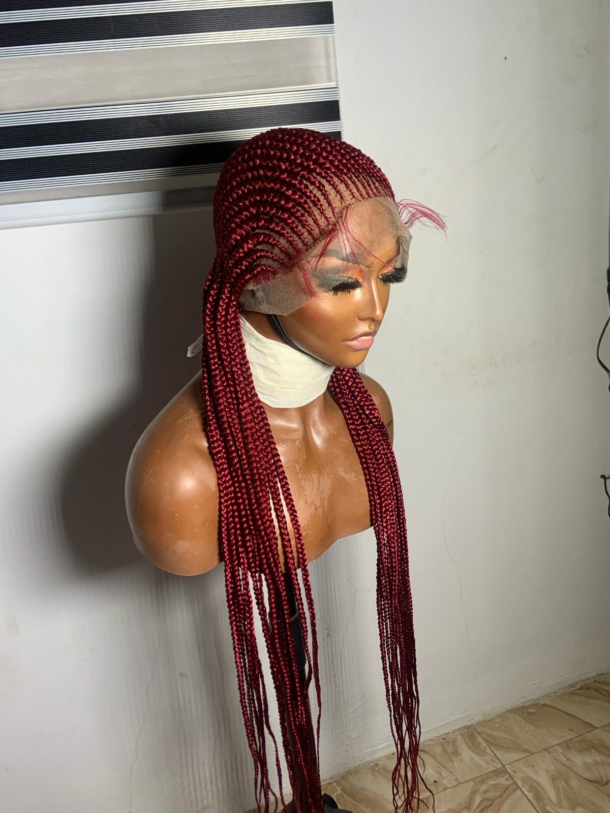 Stylish Colorful All Back Cornrow