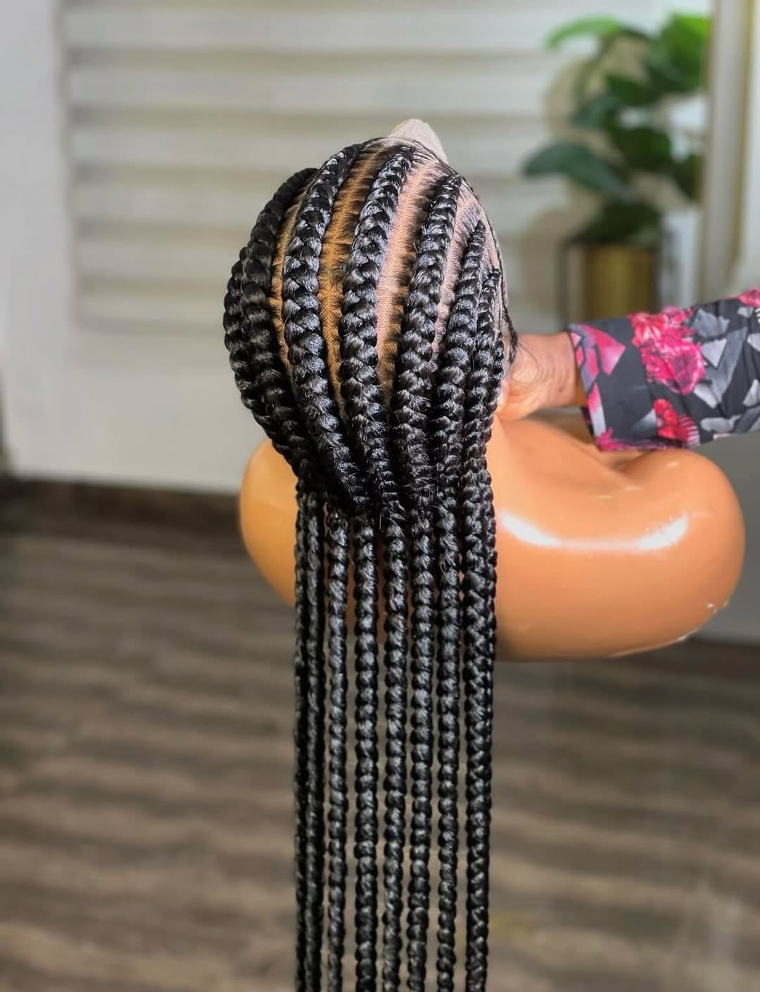 Cornrows Braided wig, Box Braid wig, Knotless Braided wig, wigs for Black women