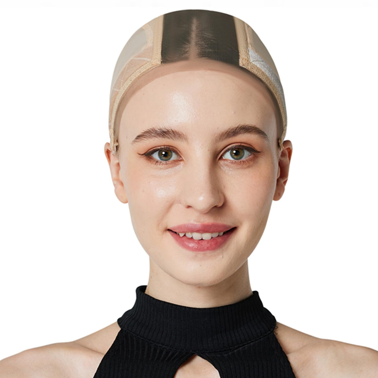 Lace Wig Cap for Women Adjustable Wig Grip Cap with Velvet Band for Keeping Wigs