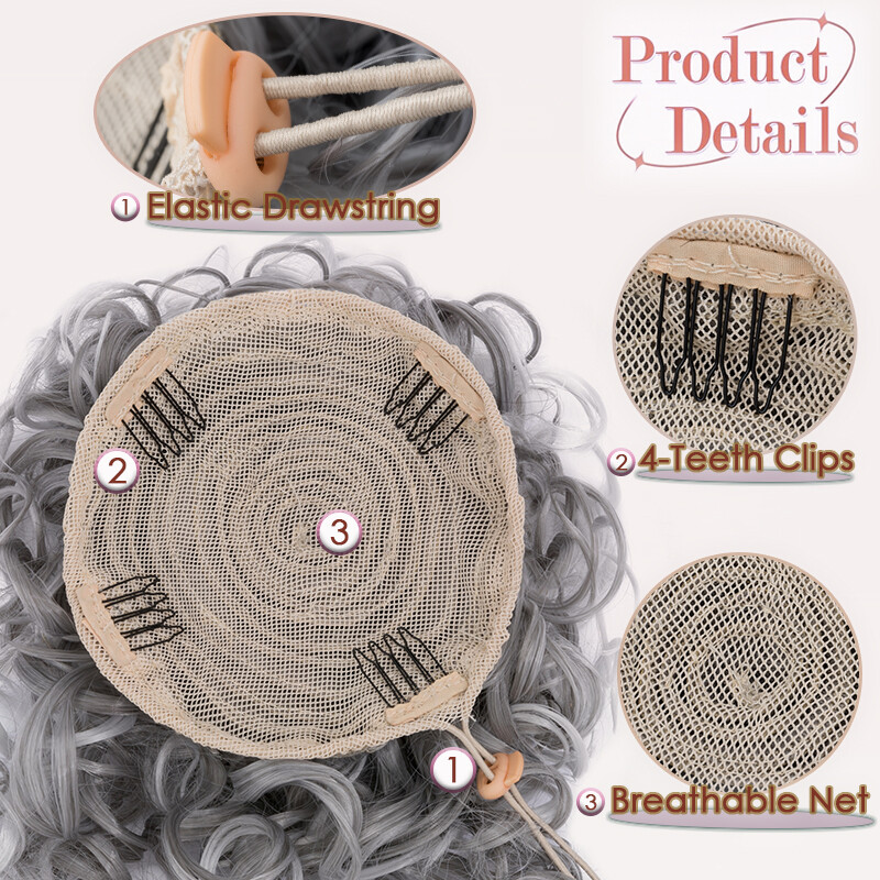 Drawstring Kinky Curly Afro Bun Clip In Puff Pony Tail Hair Extension Wedding US