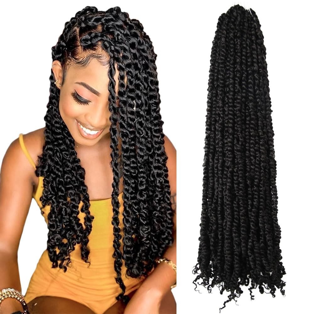 Professional Quality Pre-Looped Passion Twist Hair | 8 Packs