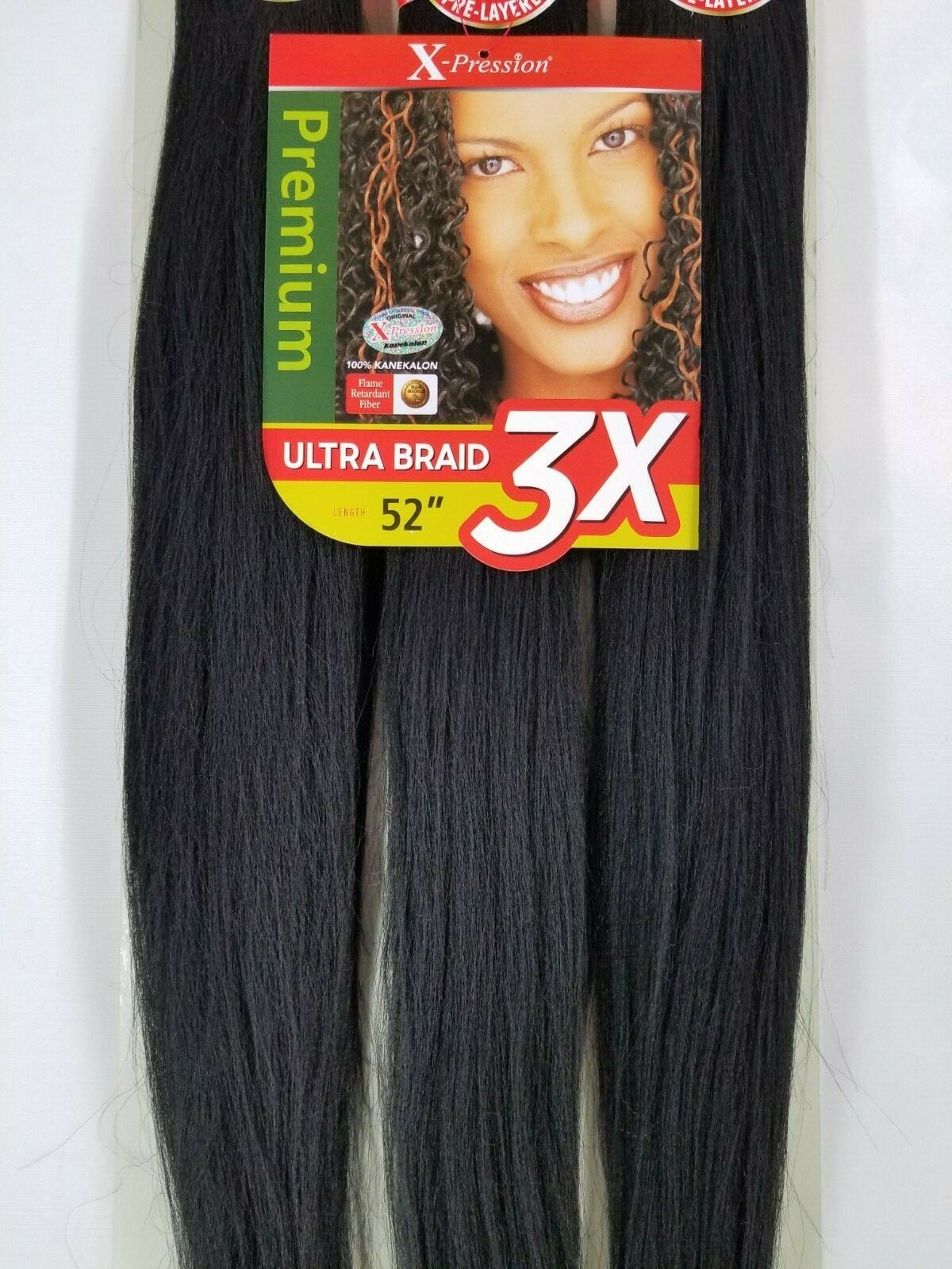 OUTRE Braids X-Pression Kanekalon 3X Ultra Pre-Stretched Braid 52″
