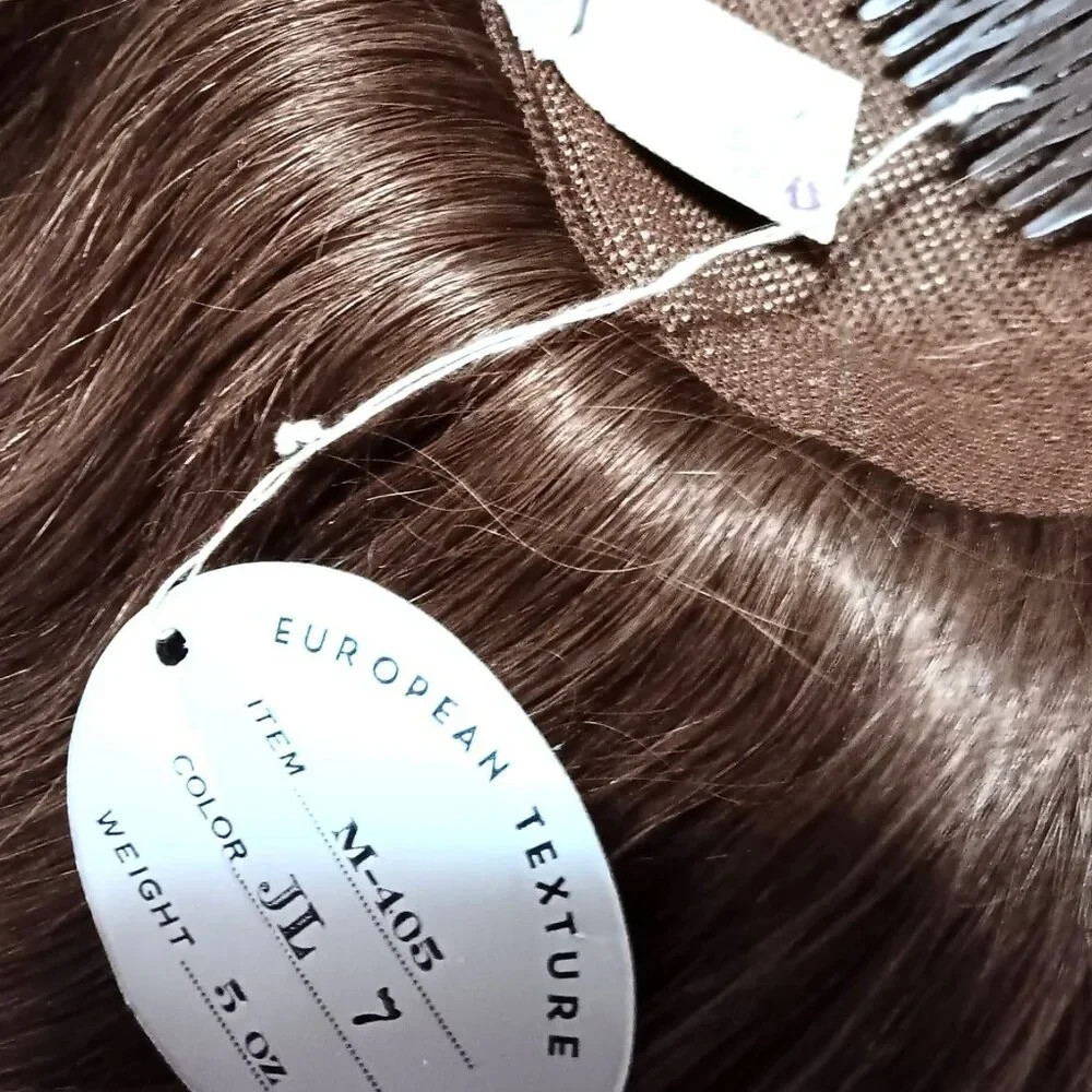 Vintage 100% Human Hair Fall from the 1970’s- #7 Brown *Special Purchase NWT
