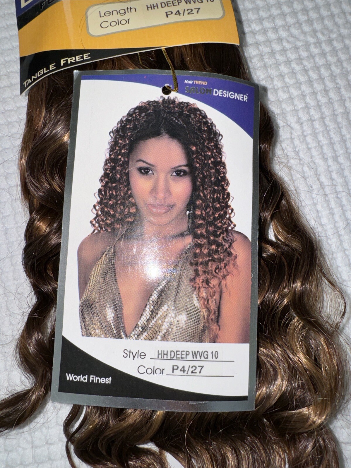 Hair Trend Salon Designer French Deep Wave HH Deep Wave 10” Color P4/27 Sew In