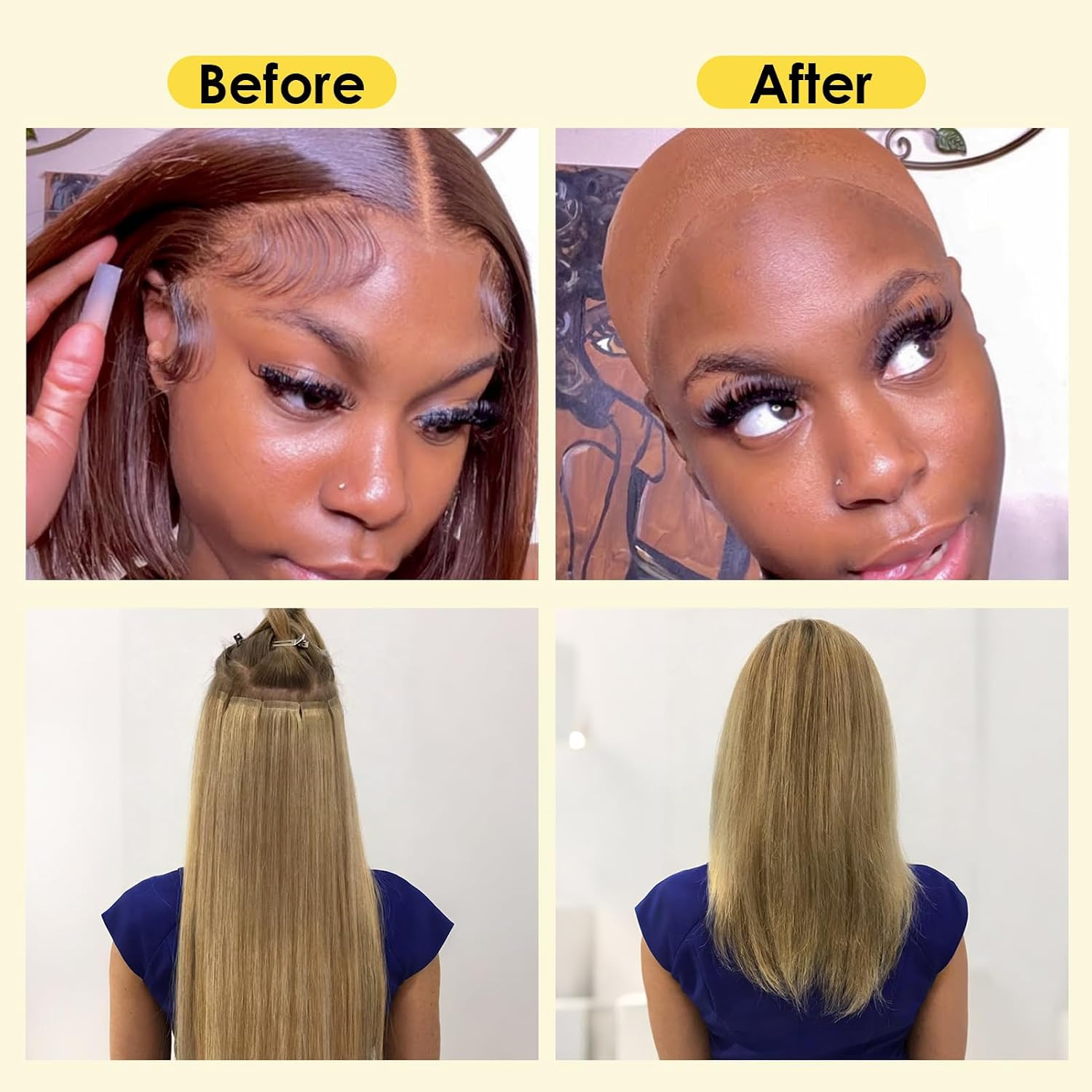 Fast Acting Tape in Extension Remover for Tape-In Hair Extensions, Wig Glue, Lac