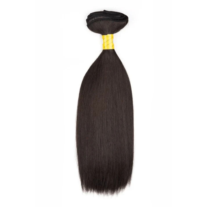 Bohyme Silky Straight Machine-Tied Weft Human Hair 22″ Color 1B