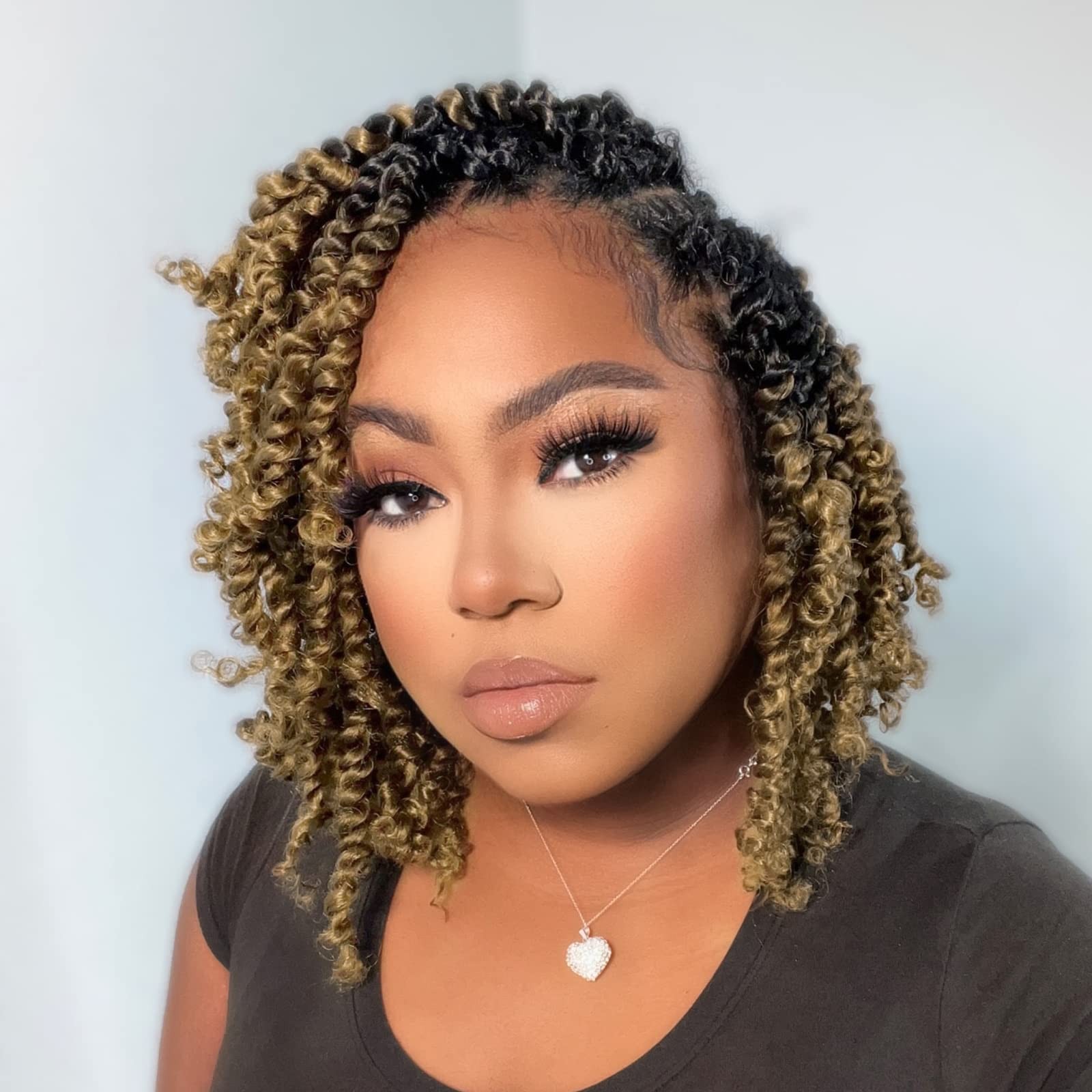 Toyotress Tiana Passion – 10 Inch 8 Packs Pre-Twisted Crochet Braids