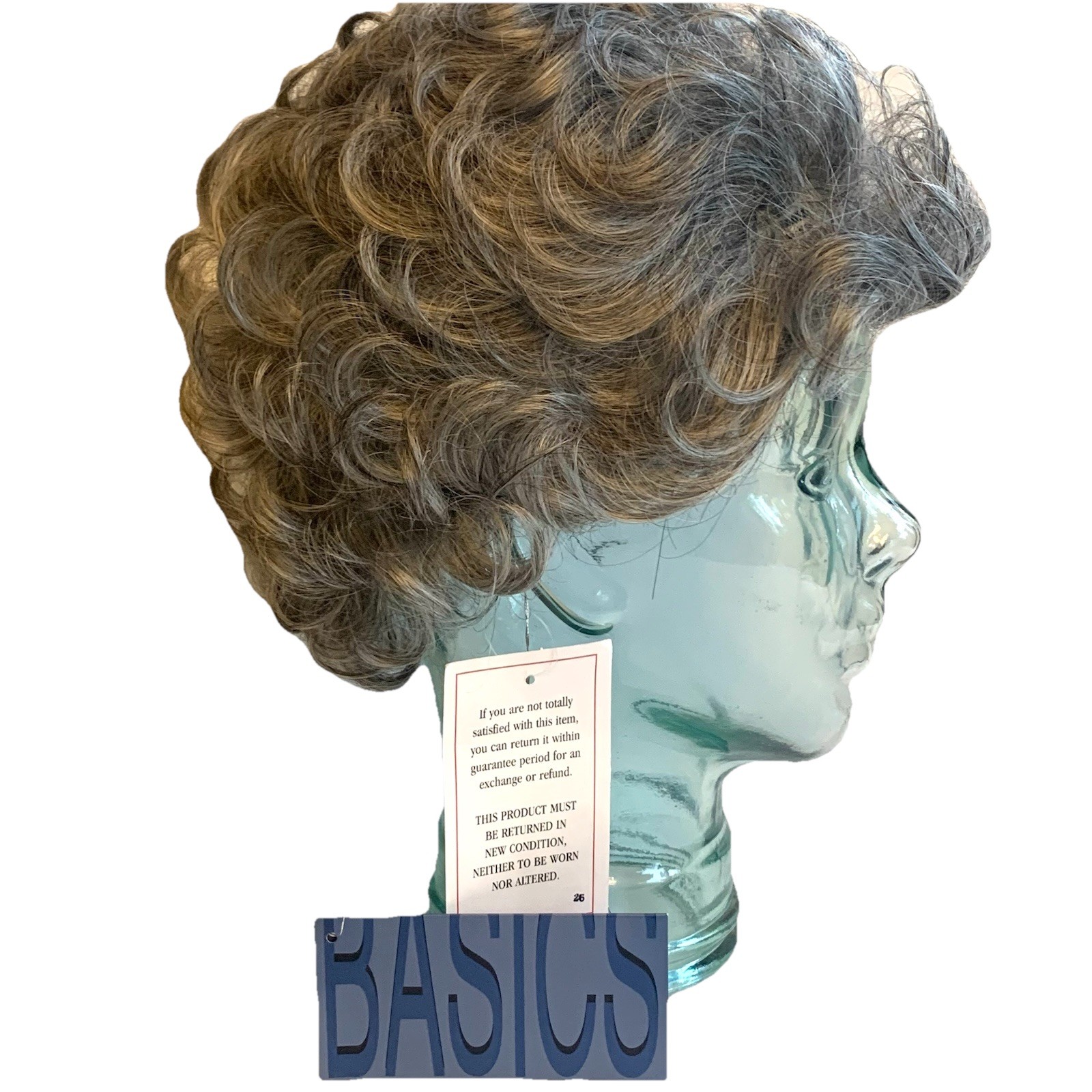 The Wig Company TWC Basics ENCORE ONYX GRAY Capless Open Wefted Size Average NEW
