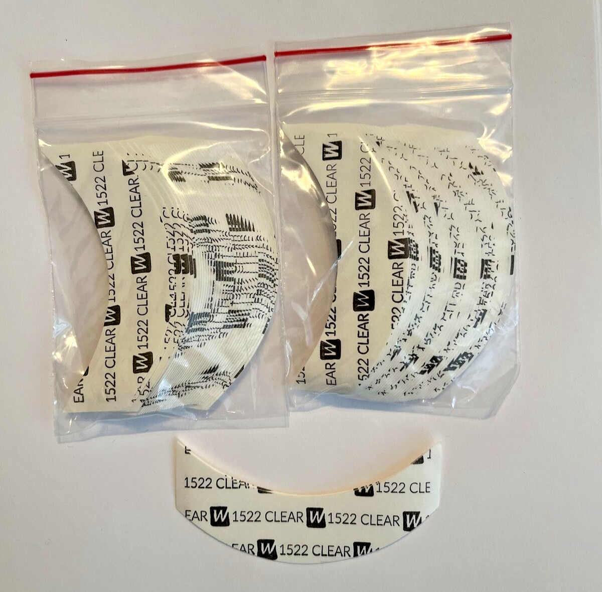 Walker 3M 1522 Hairpiece Tape 72 Pc CC Contour Toupee 2 -Packs- Poly Wig System.