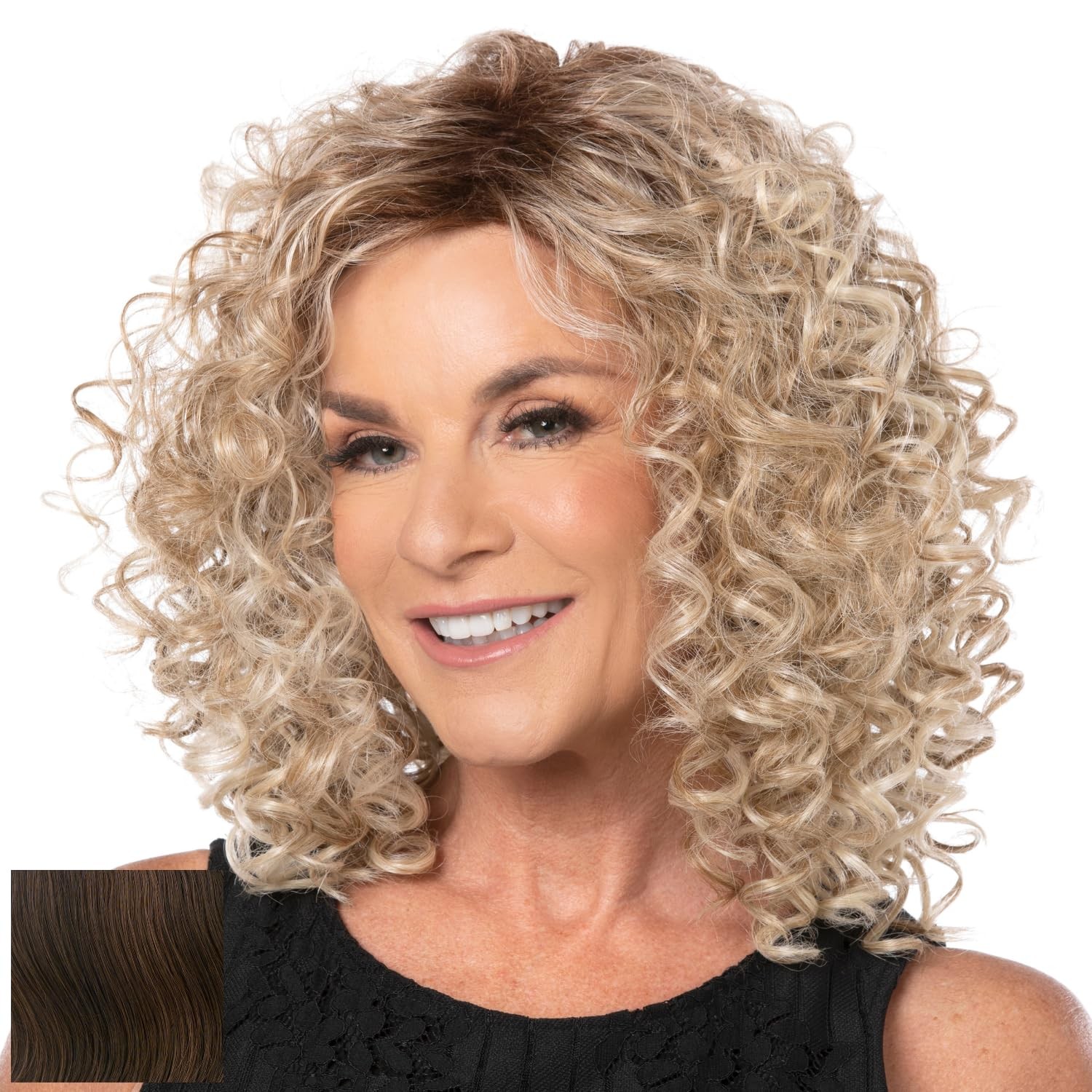 Toni Brattin Irresistible Wig – Medium Brown Regular Shoulder-Length Lace Front