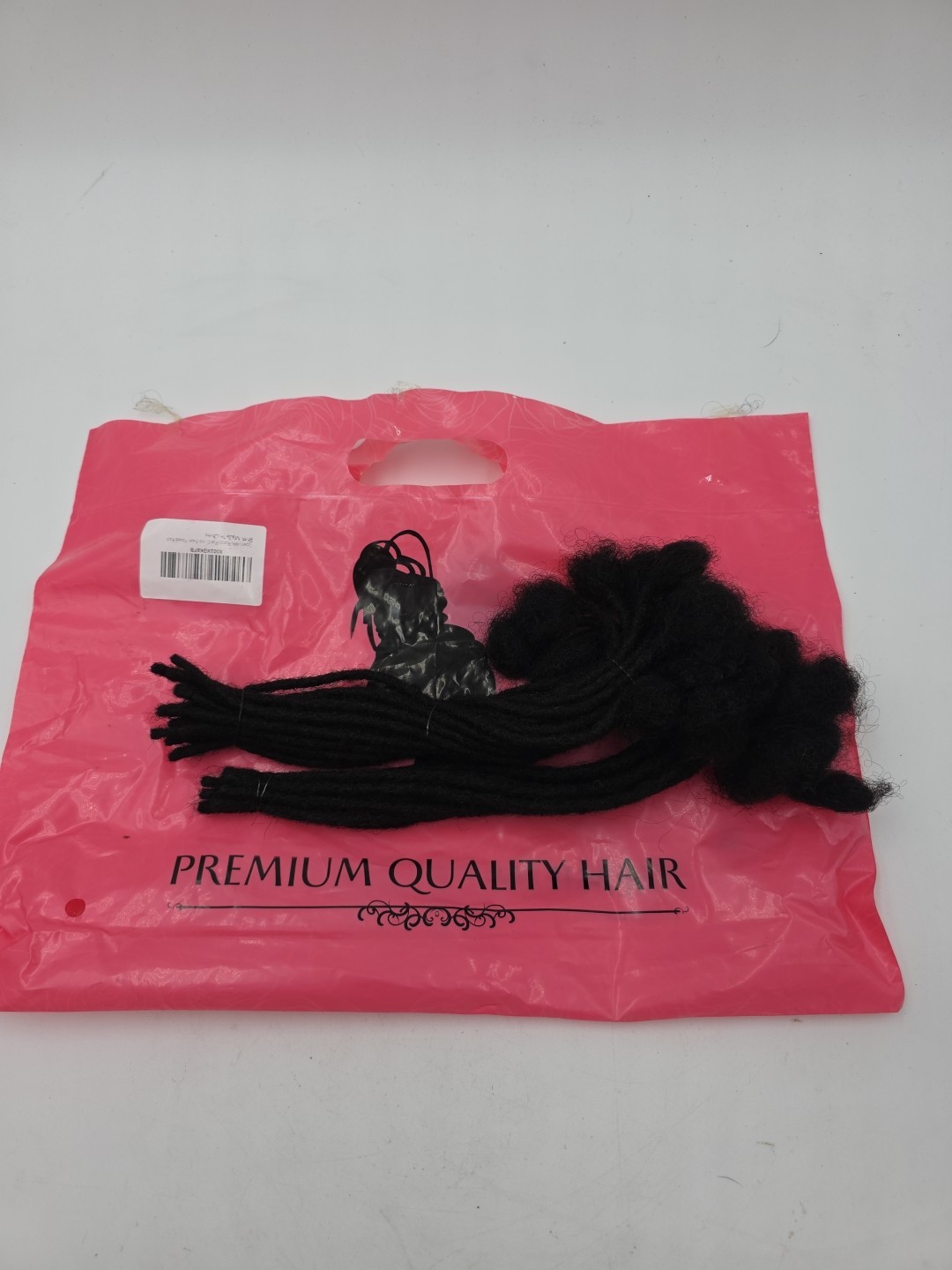 10 Inch 30 Strands Loc Extensions Human Hair, 0.4Cm Width 100% Human Hair Dreadl