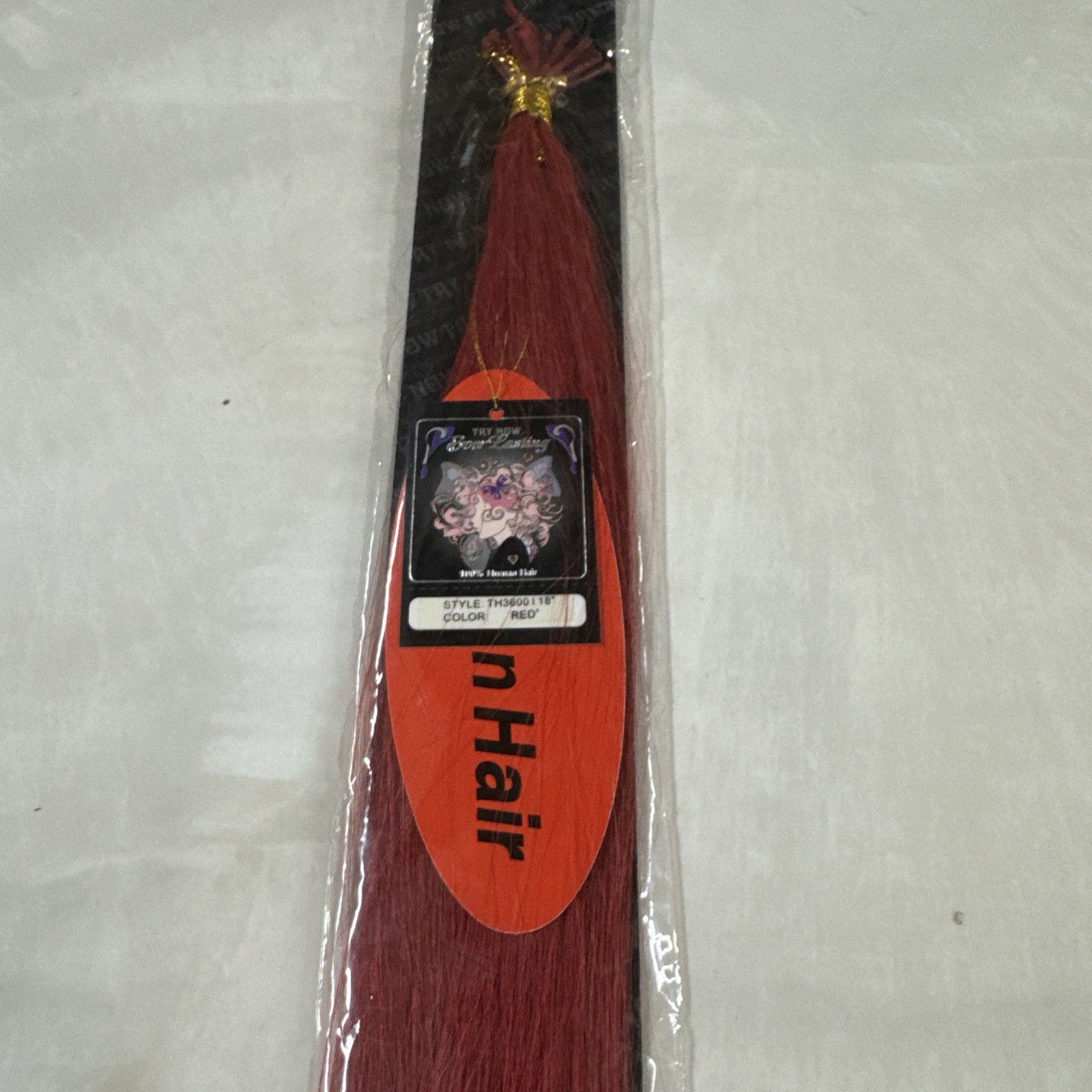 Ever Lasting Pre-bonded Keratin 100%Human Hair Extensions 20Strands # 3 Red