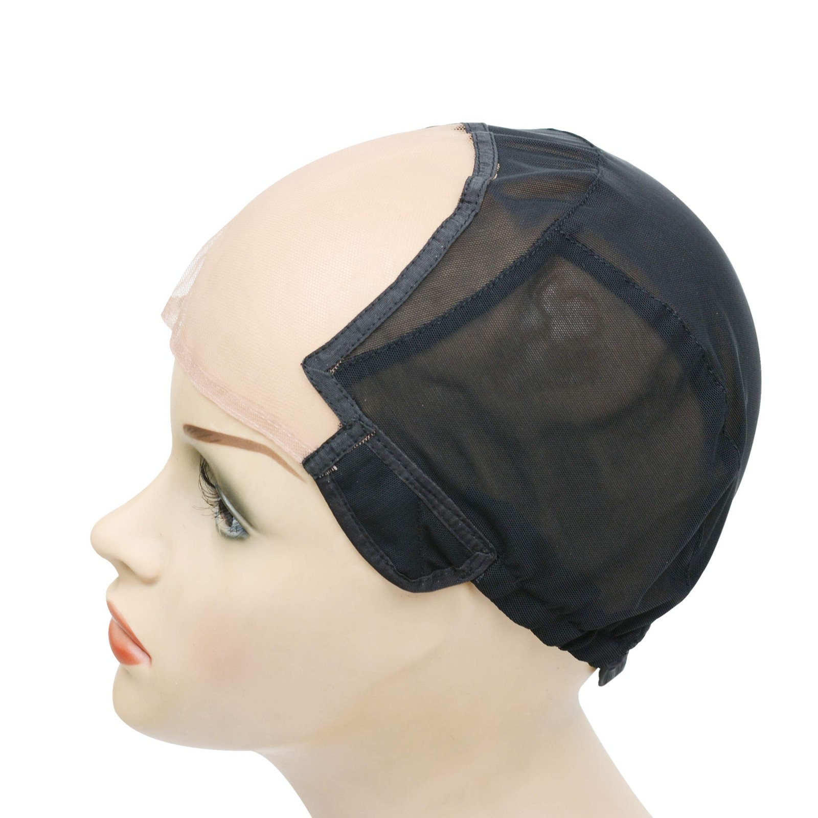U Part Lace Wig Cap for Making Wigs Stretch to Ear Weaving Wig Cap with Adjus…