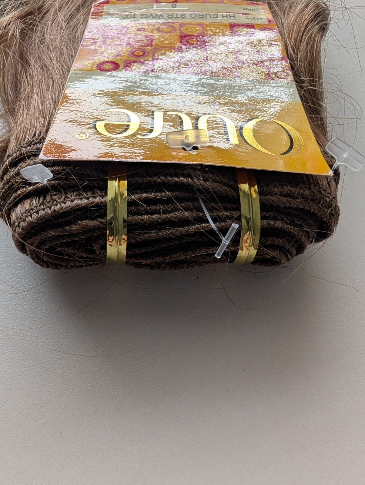 Outre Gold Hair Extensions Wig HH EURO STR WVG 10″ Color 8 NWT *STATIC*