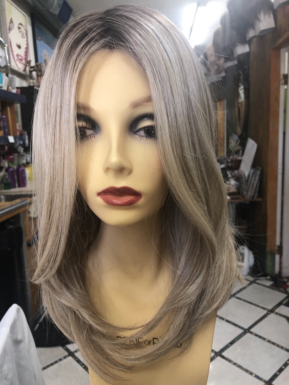 NICE MOVE Raquel Welch Wig RL19/23SShadedBiscuit HeatOK LaceFt MonoPart 5STARS