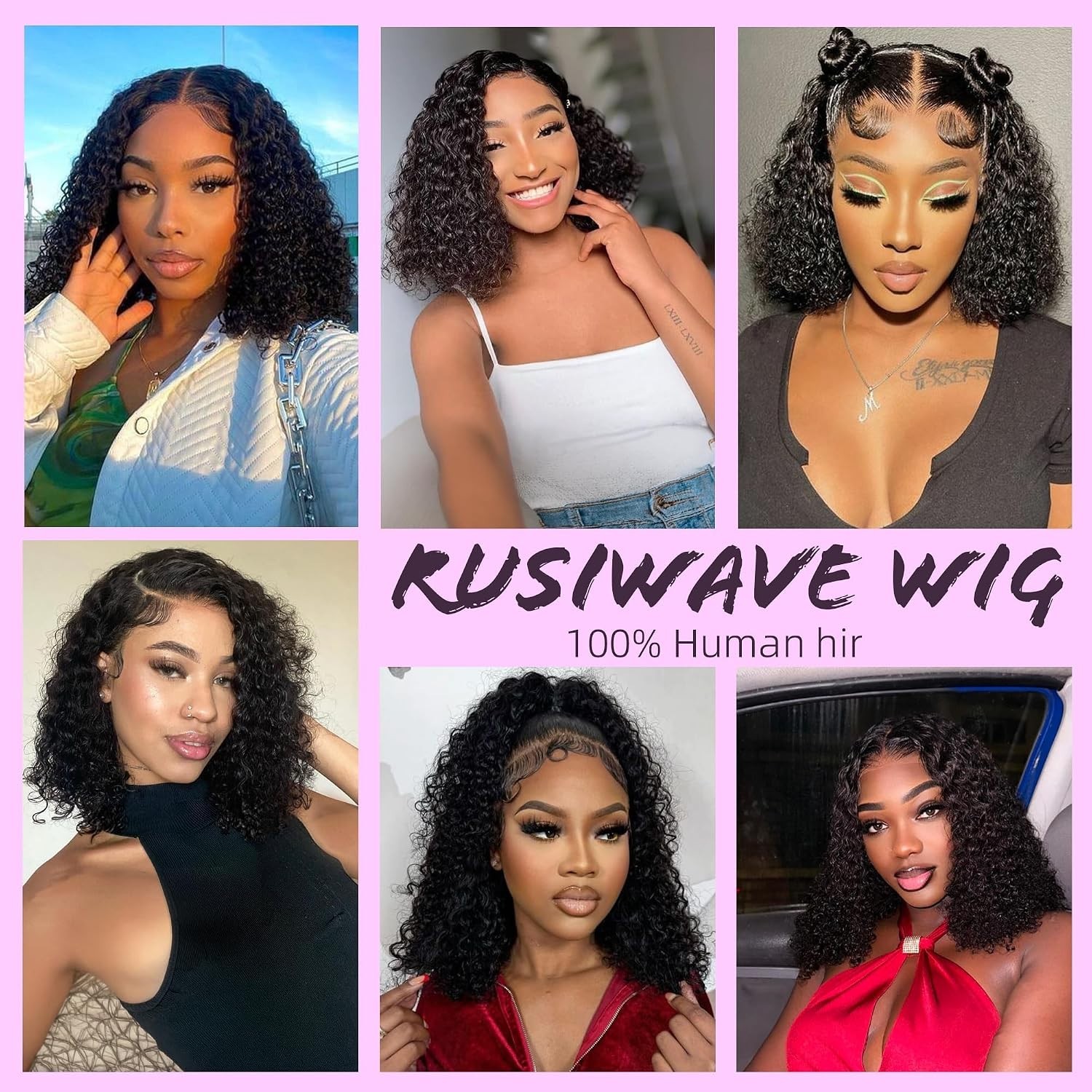 Glueless Bob Wig Human Hair for Women Water Wave Wigs Cut Lace Frontal Natural