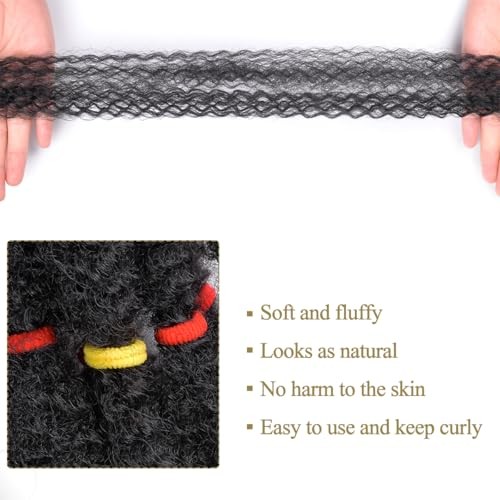 Spring Twist Hair Bulk Synthetic Curly Crochet Hair 12 Inch (Pack of 3) C-#1B