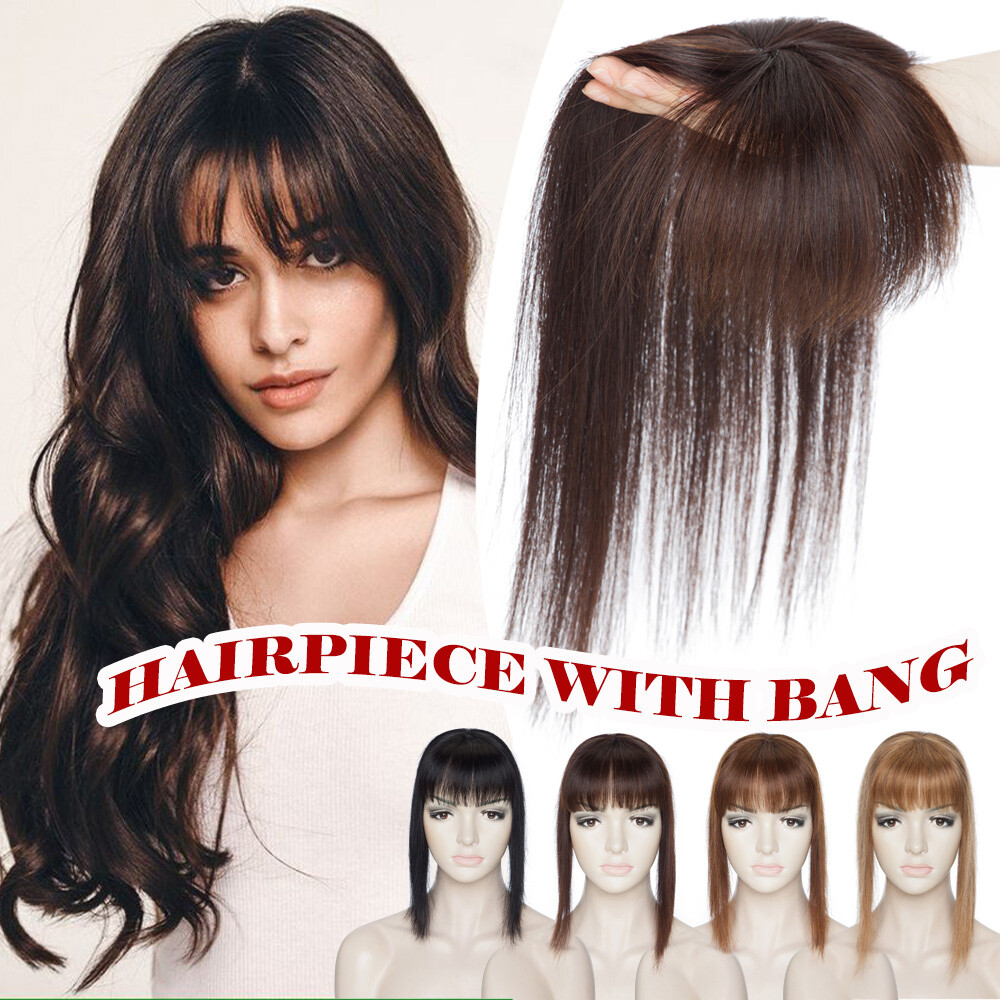 100% Remy Hair Topper Clip In Remy Human Hair Toupee Wig For Women Hairpiece AAA