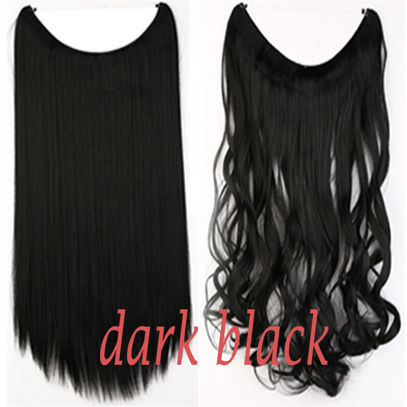 Real Long Thick Secret Wire in Hair Extension Hidden Wire Invisible Headband HYT