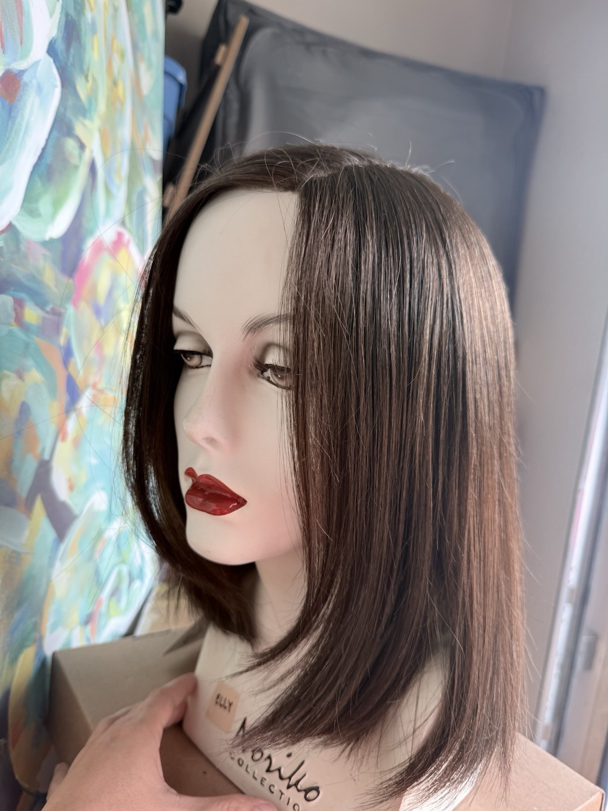 Estetica Designs Jayne Wig – Front Lace Line R4/6 Dark Brown