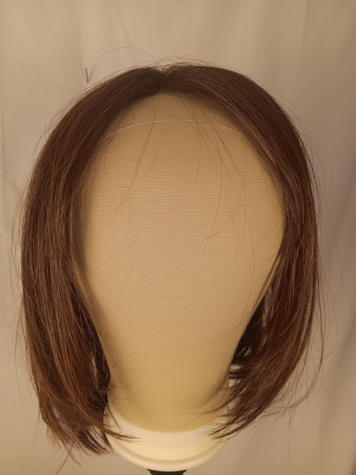 Belle Tress Lace Front Mono Top Straight 14 HF English Toffee Clip-in Topper