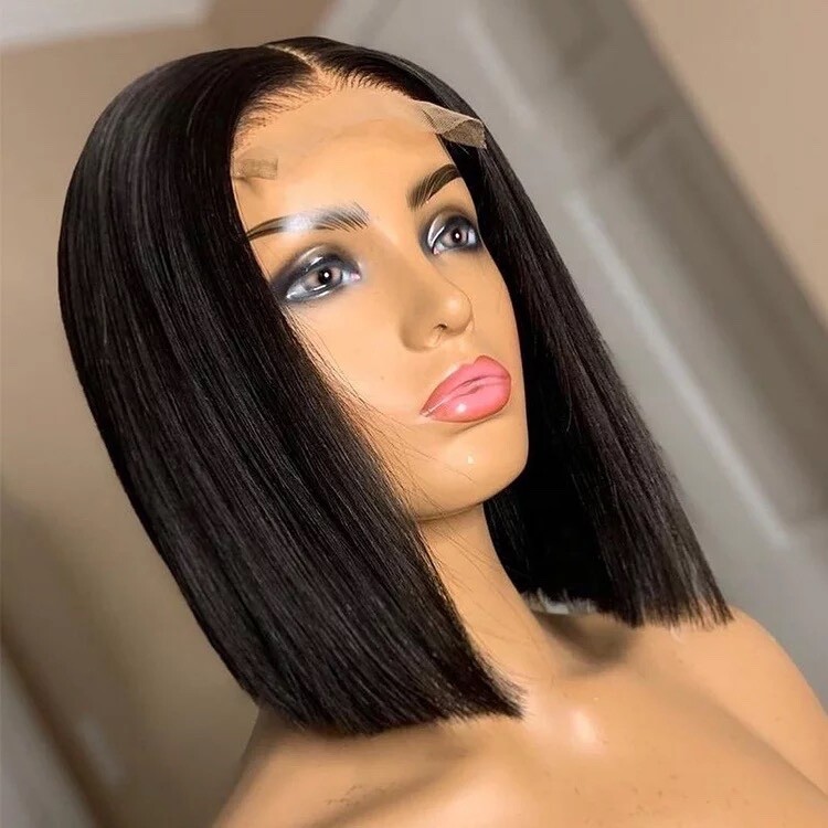 14″ 4×4 Closure Lace Wig, 150% Density Easy to wear Medium Cap Size