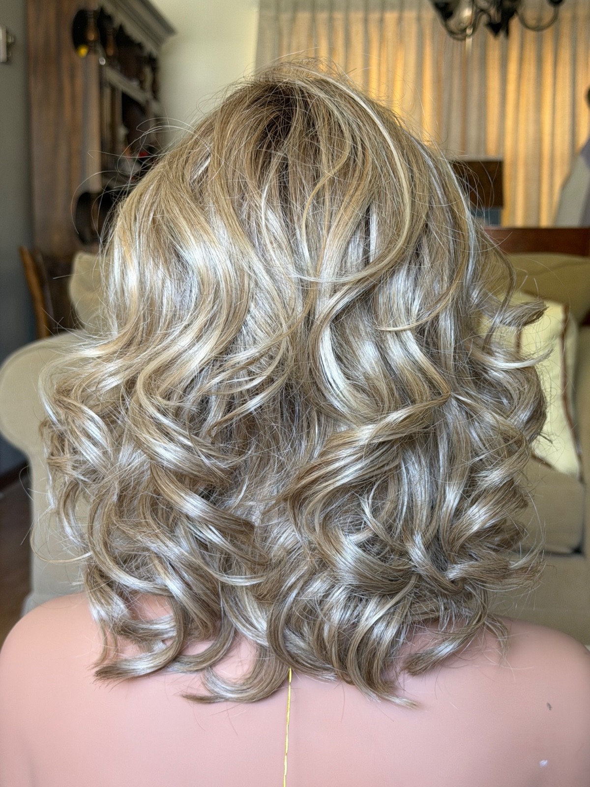 GRANADA Wig BelleTress Raw Sugar Blond-R Lace Front, Ctr Mono Part Retail $410