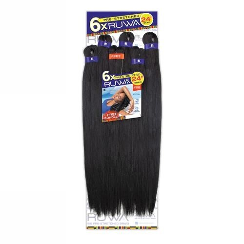 Sensationnel Braids X-Pression 6X Ruwa Pre-Stretched Braid 24″