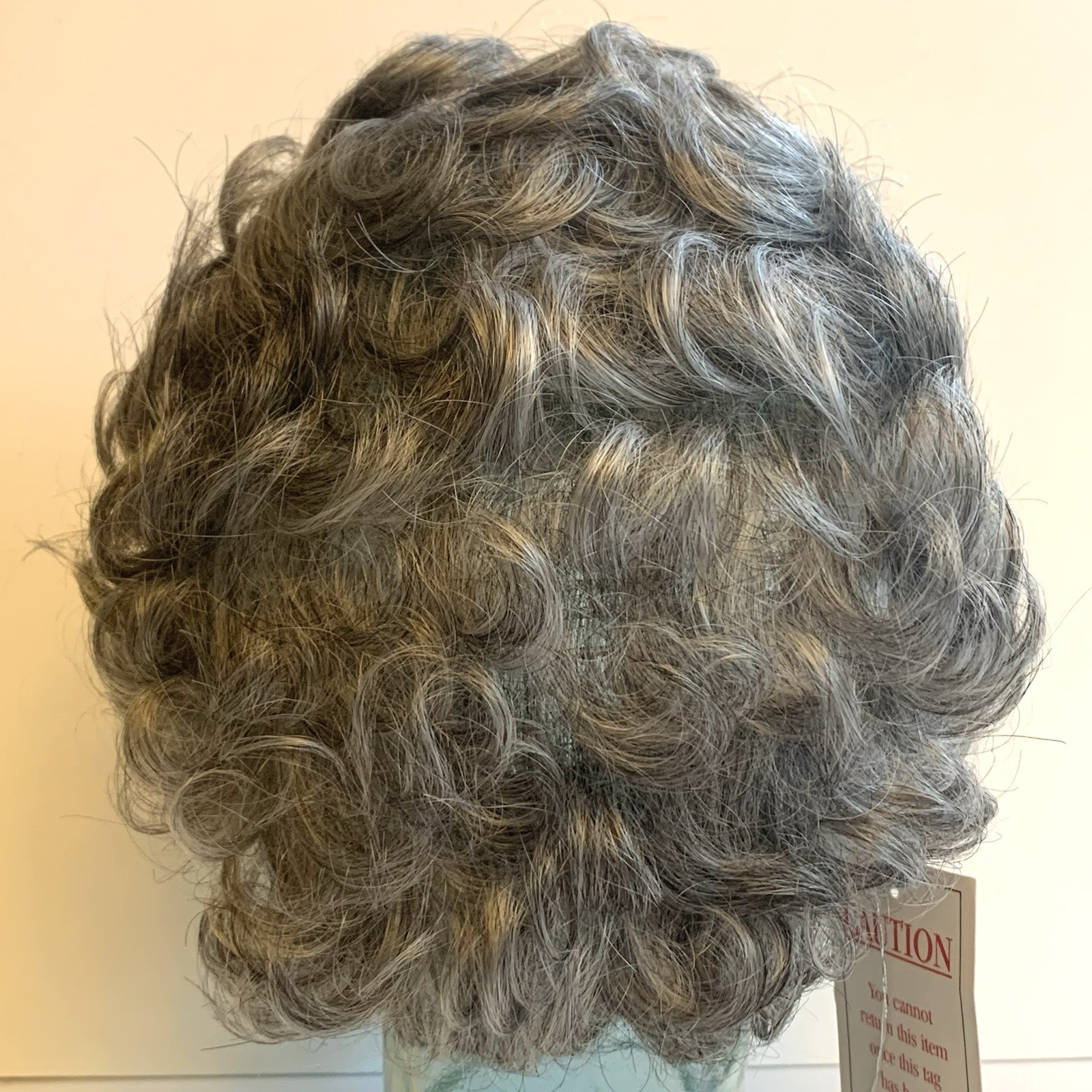 The Wig Company TWC Basics ENCORE ONYX GRAY Capless Open Wefted Size Average NEW