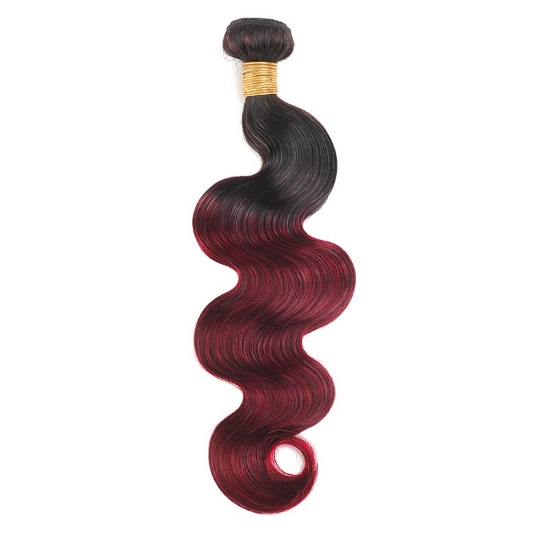 9a human hair bundles gradient color body wave weft color piano color wig hair