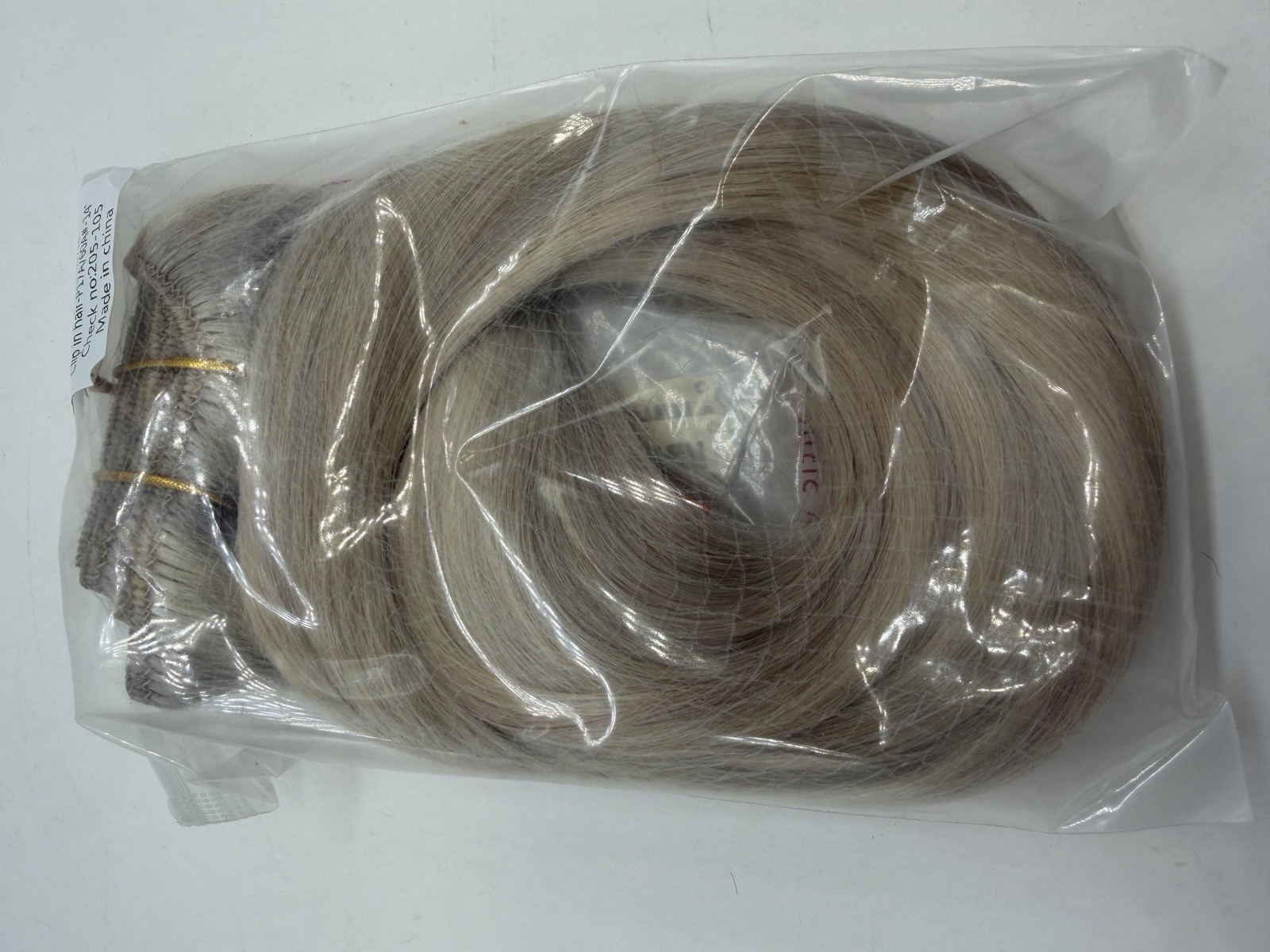 Wennalife Clip in Human Hair Extensions 14 inch 120g 7pcs Highlighted Blonde