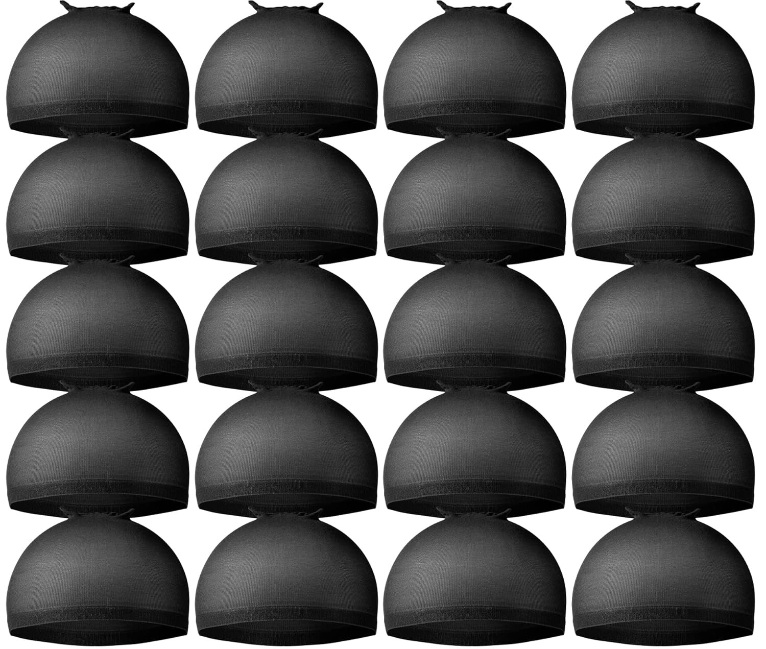 Wig Cap,Black Wig Cap 20 Pieces Wig Caps, Black Stocking Caps for Men, Stretchy