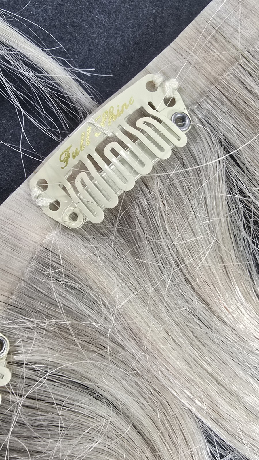 Full Shine 14″ 100% Real Human Hair Blonde Color 1000 8 Pieces 100g Lightly Used